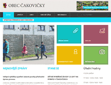 Tablet Screenshot of cakovicky.cz